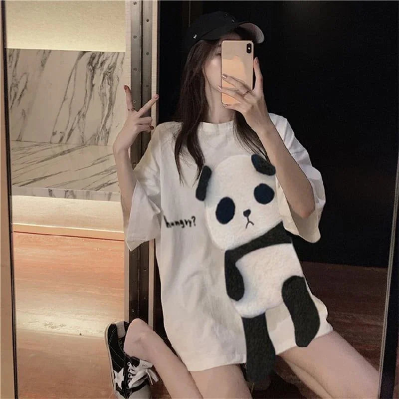 好感度満載 ラウンドネック カジュアル プリント Tシャツ カットソー＜U-2820＞