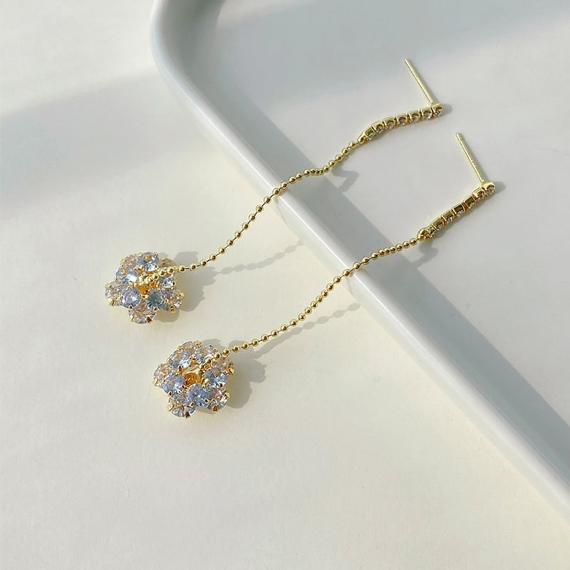 高級感溢れた 清純甘くて女子力UP 美感いっぱい イアリング アクセサリー＜ins-2898＞