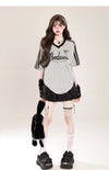 絶対欲しい アバンギャルド おしゃれ度高め プリント全2色 半袖Tシャツ<U-9244>