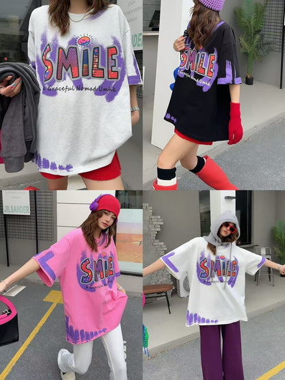 おすすめ 好感度UP 美人度アップ カジュアル 全4色 半袖 Tシャツ ＜U-11234＞