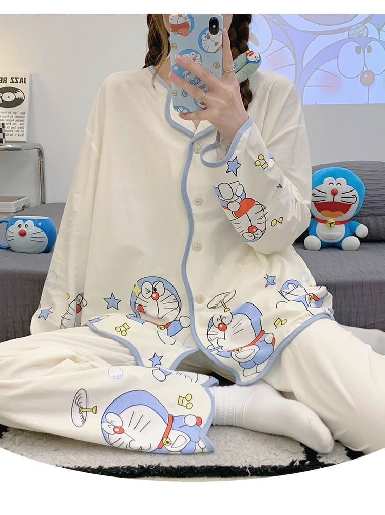 トップス+パンツセット パジャマ 組み合わせやすい <U-6018>