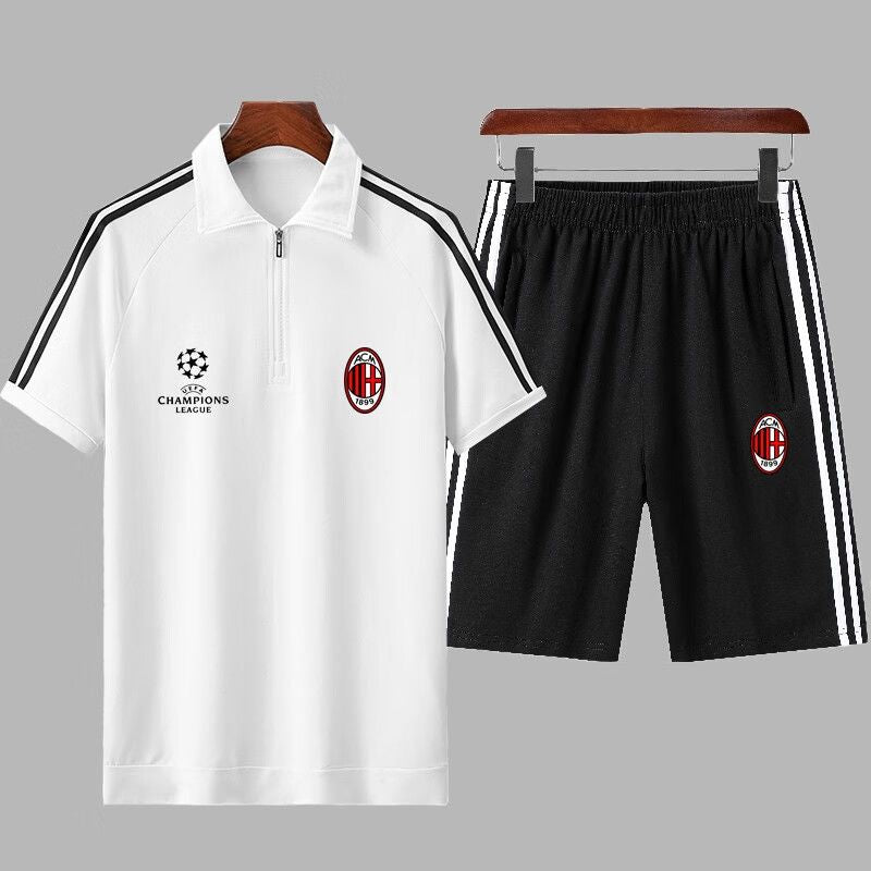 男女兼用 肌触りの良い Tシャツ & ショーツ セットアップ U-13224