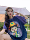 着回し力抜群 個性派 カジュアル プリント 半袖Tシャツ＜U-8163＞