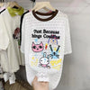 【半額！期間限定！！】新商品 キュート 超人気 プリント 2色半袖Tシャツ＜U-8520＞