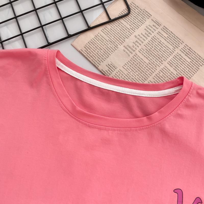 新商品 プリント ファッション ゆったり 全4色 半袖 Tシャツ＜U-11443＞