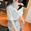 美人度アップ 3色選択可 チャーミング Tシャツ カットソー＜U-3267＞