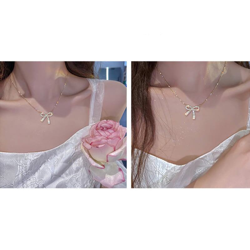 清純甘くて女子力UP 好感度満載 美感いっぱい ネックレス アクセサリー＜isf-3311＞