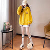 【裏起毛】可愛いクマちゃん厚手フルジップパーカー二色あり<U-4677>