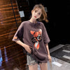 売り切れ必至 アクティブも綺麗も叶う 上品 プリント 全3色 半袖 Tシャツ <U-8990>