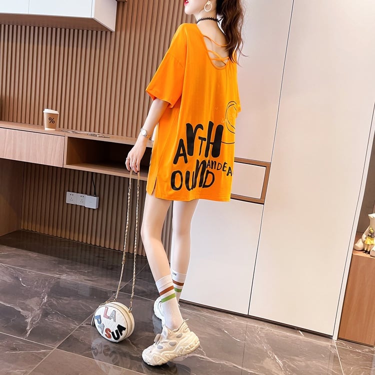 大人可愛い エレガント 絶対欲しい 大好評 好感度UP カジュアル 全4色 Tシャツ＜U-11661＞