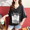 デザイン感 プリント チャーミング Tシャツ カットソー＜U-3476＞