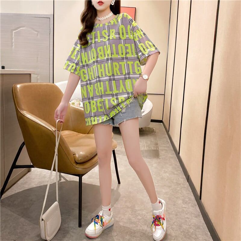 ゆったり感アップ プリント 美感いっぱい Tシャツ カットソー＜U-3337＞