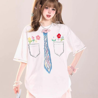 定番シンプル 絶対流行 今季マストバイ 早い者勝ち カジュアル 2色選択 Tシャツ<U-11664>