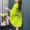 デザイン感 切り替え チャーミング プリント Tシャツ カットソー＜U-3578＞