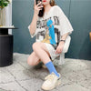 デザイン感 3色選択可 チャーミング プリント Tシャツ カットソー＜U-3164＞