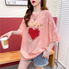 話題沸騰中 ファッション 個性派 プリント 全3色 半袖Tシャツ<U-8508>