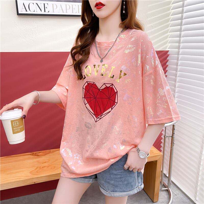 話題沸騰中 ファッション 個性派 プリント 全3色 半袖Tシャツ<U-8508>