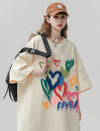 売り切れ必至 プリント ファッション 4色選択 半袖Tシャツ＜U-8594＞