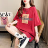 着心地抜群 切り替え 女性力を高める プリント Tシャツ カットソー＜U-3592＞
