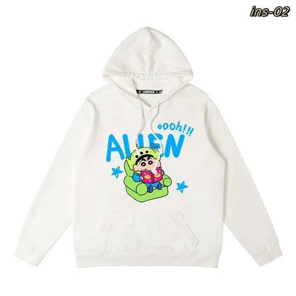 大好評プリントロゴゆったり裏起毛フード付きパーカ全3色   <U-4555>