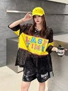 美人度アップ 早い者勝ち 絶対流行 カジュアル 2色選択 Tシャツ<U-11676>