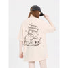 おすすめ 感満々 柔らかくて優しい印象 タイルアップ プリント 4色選択 半袖Tシャツ＜U-9317＞