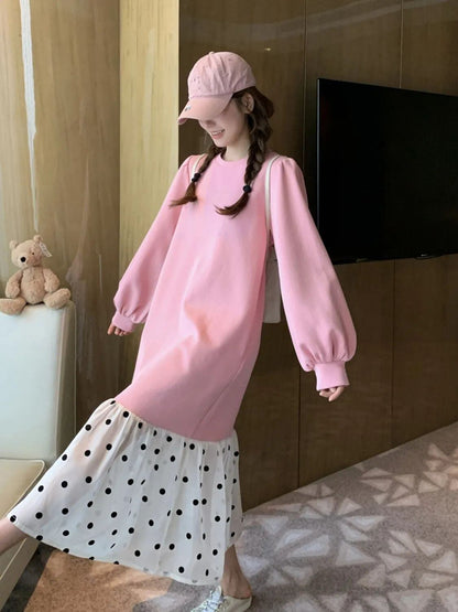 【半額！期間限定！！】超人気 オシャレ 都市ファッショ デザイン ファッション感満々 切り替え ワンピース<U-9700>
