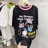 【半額！期間限定！！】新商品 キュート 超人気 プリント 2色半袖Tシャツ＜U-8520＞