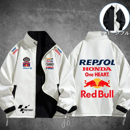 【🔥半額限定】『雨の日も安心』 早い者勝ち 男女兼用 リバーシブル ライトジャケット U-13097