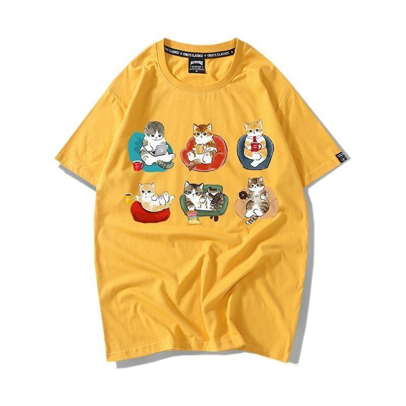 大好評 着心地良い 定番シンプル カジュアル プリント 全8色 半袖Tシャツ<U-9314>