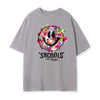 話題沸騰中 スマイリー カジュアル 半袖 Tシャツ <U-8651>