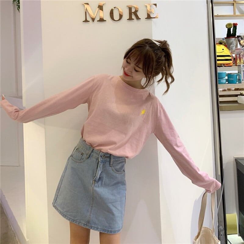 オシャレ度満点 プリント カジュアル Tシャツ カットソー＜U-3315＞