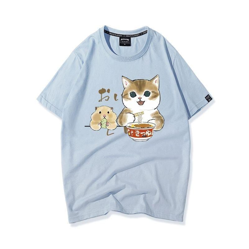 大好評 キュート 人気上昇中 着心地良い カジュアル プリント 全8色 半袖Tシャツ<U-9340>