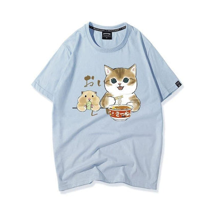 大好評 キュート 人気上昇中 着心地良い カジュアル プリント 全8色 半袖Tシャツ<U-9340>