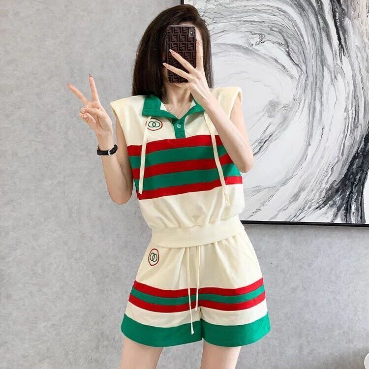 大活躍 シンプル ファッション 上品 ブラウスⅹパンツセット<U-6624>