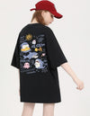売り切れ必至 4色選択 ポップなプリントが夏に映えるプリント 半袖Tシャツ＜U-9327＞