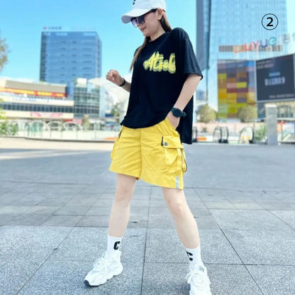 おすすめ ファッション 今季マストバイ 半袖Ｔシャツⅹパンツセット全4色<U-8568>
