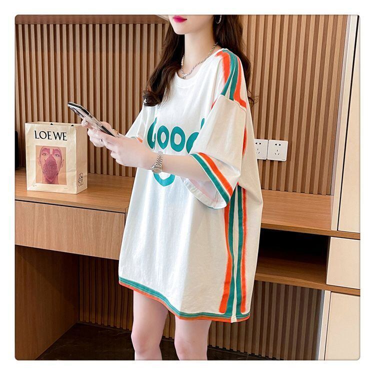 期間限定 プリント全2色 カジュアル 半袖Tシャツ カットソー ＜U-8603＞