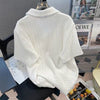 ゆったり感アップ 切り替え 好感度満載 Tシャツ＋ショートパンツ セットアップ＜U-3556＞