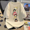 新商品 カジュアル 定番シンプル プリント 全6色 半袖Tシャツ<U-8767>
