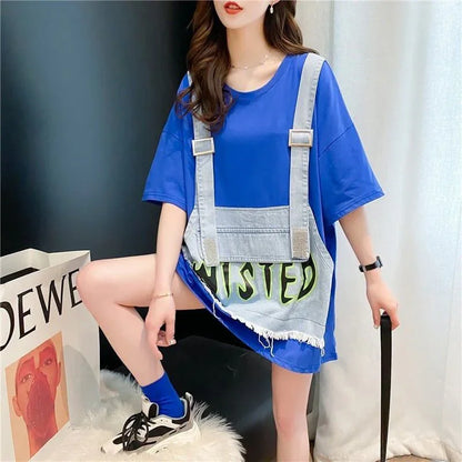 個性的なデザイン 3色選択可 一目惚れ Tシャツ カットソー＜U-3056＞