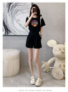 大人可愛い カジュアル 夏に嬉しい機能付き 半袖Ｔシャツⅹパンツセット全4色<U-11194>