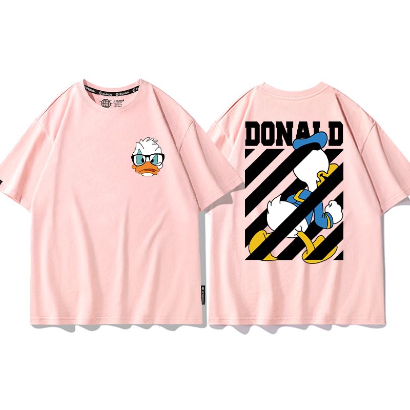 男女兼用 プリント 半袖 Tシャツ U-13187