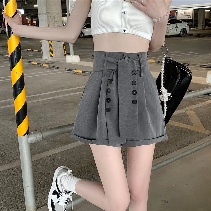 美感いっぱい ハイウエスト 着心地抜群 パンツ ボトムス＜U-3360＞
