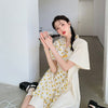 清純甘くて女子力UP プリント 好感度満載 ワンピース＜U-3253＞