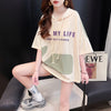 好感度UP 早い者勝ち 絶対流行 カジュアル 2色選択 Tシャツ<U-11678>