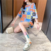 カジュアル 3色選択可 好感度満載 プリント Tシャツ カットソー＜U-3323＞