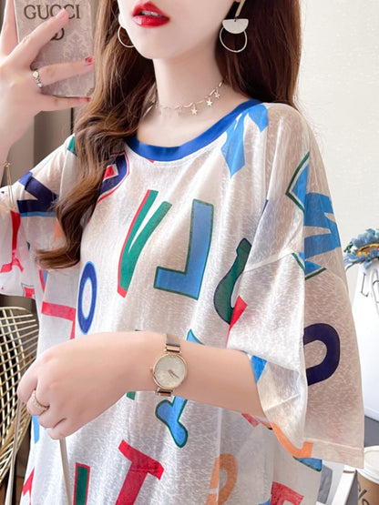 女子マスト 半袖 紫外線対策 ラウンドネック Tシャツ ＜U-8641＞