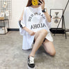 絶対欲しい ゆったり デザイン性抜群 ダブルプリント 2色半袖Tシャツ＜U-9087＞
