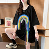 着回し力抜群 個性派 高見えデザイン 着心地良い 2色選択 半袖 Tシャツ <U-9277>